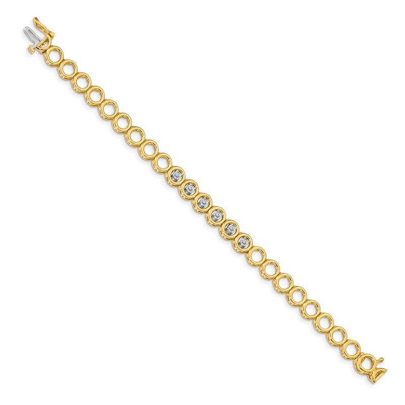 14k A Diamond Add-A-Diamond Bracelet