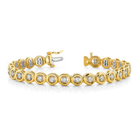 14k AAA Diamond Add-A-Diamond Bracelet