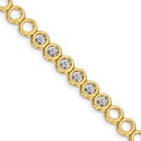 14k AAA Diamond Add-A-Diamond Bracelet