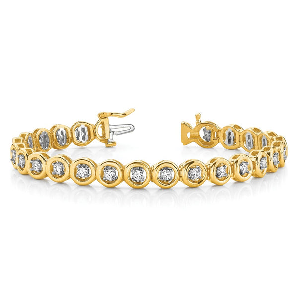 14k Holds 22 Stones up to 3.25mm, Add-a-Diamond Tennis Bracelet