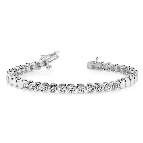 14k WG Holds 39 Stones up to 3mm, Add-a-Diamond Bracelet