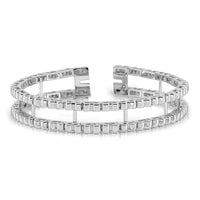 14k White Gold Tennis Jacket Blank