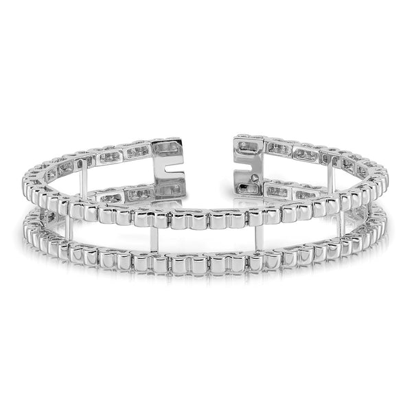 14k White Gold Tennis Jacket Blank