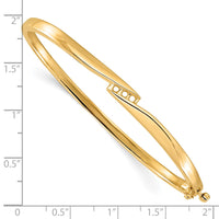 14k Hinged Bangle Bracelet Mounting