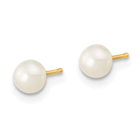 14k 4-5mm FW Cultured Pearl, 14in Necklace, 5