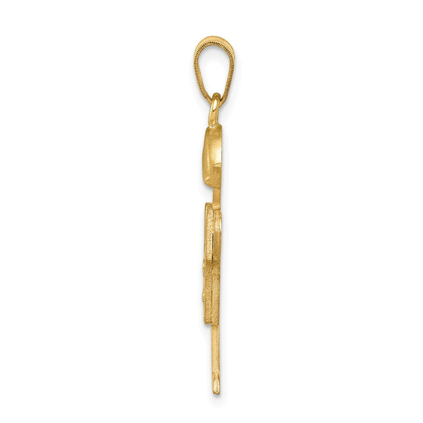 14k AA Diamond Kid Pendant