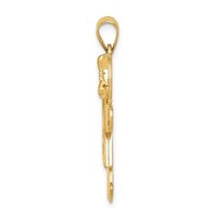 14k AAA Diamond Kid Pendant