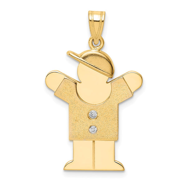 14k VS Diamond Kid Pendant