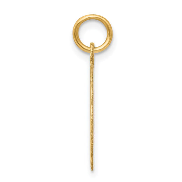 14k .027 Gauge Engravable Scalloped Disc Charm