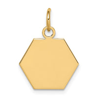 14k Non-enameled Medical Jewelry Pendant