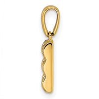 14K Family Jewelry Diamond Semi-Set Pendant