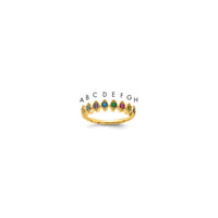 14k 8 Synthetic Birthstone Mother's Ring