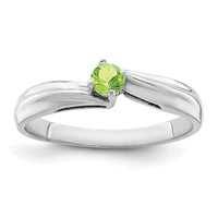 Sterling Silver Rhodium-plated Family Jewelry Ring