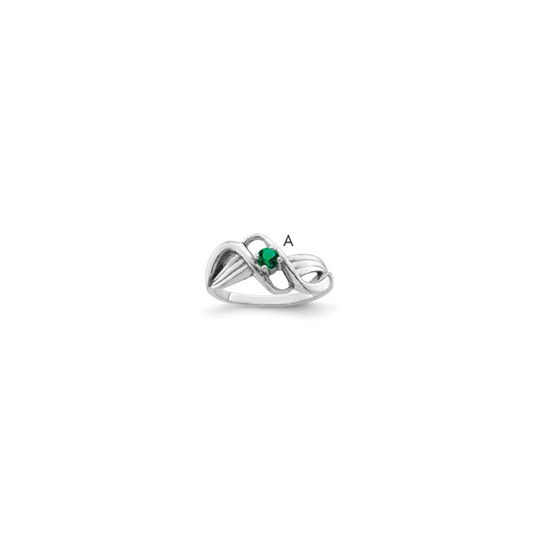 Sterling Silver Rhodium-plated Family Jewelry Mounting