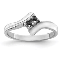 Sterling Silver Rhodium-plated Family Jewelry Mounting