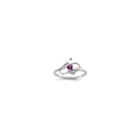 Sterling Silver Rhodium-plated Family Jewelry Mounting