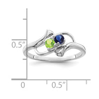 Sterling Silver Rhodium-plated Family Jewelry Mounting