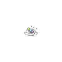 Sterling Silver Rhodium-plated Family Jewelry Mounting