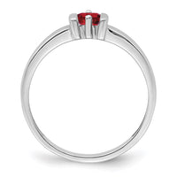 Sterling Silver Rhodium-plated Family Jewelry Mounting