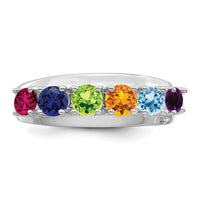 Sterling Silver Rhodium-plated Family Jewelry Mounting