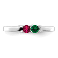 Sterling Silver Rhodium-plated Family Jewelry Mounting
