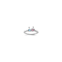 Sterling Silver Rhodium-plated Family Jewelry Mounting
