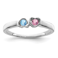 Sterling Silver Rhodium-plated Family Jewelry Mounting