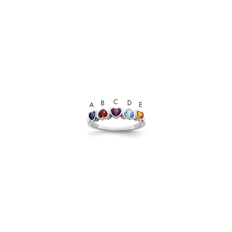 Sterling Silver Rhodium-plated Family Jewelry Mounting