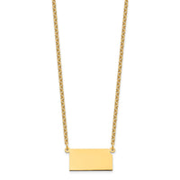Sterling Silver/Gold-plated Kansas State Necklace