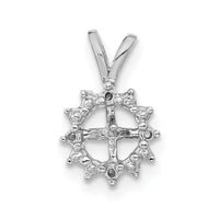 14k White Gold Pearl Pendant Mounting