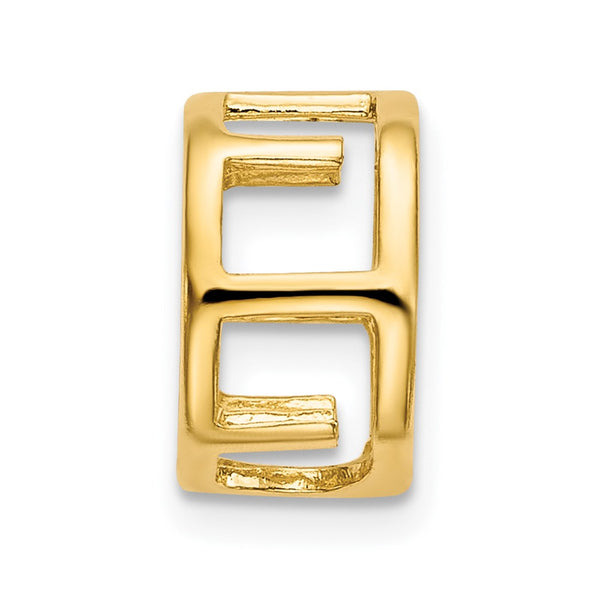 14k 6mm Round Bezel Pendant Mounting