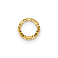 14k 6mm Round Bezel Pendant Mounting