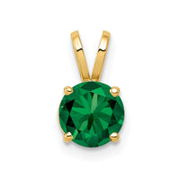 14k 6mm Mount St. Helens pendant