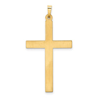 14k Hollow Cross Pendant