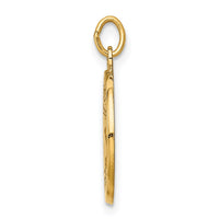 14k Jesus, Mary, Joseph Medal Charm