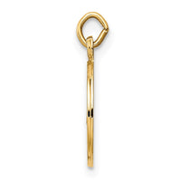 14K Caridad Del Cobre Medal Charm