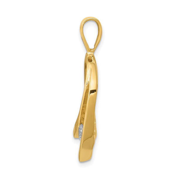 14k Holds 1-4mm stone, AA Diamond Slide