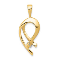 14k Holds 1-4mm stone, AA Diamond Slide