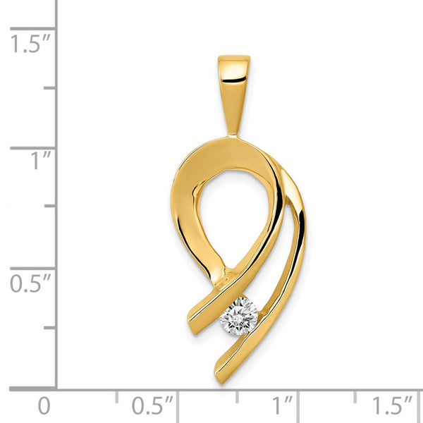 14k Holds 1-4mm stone, A Diamond Slide