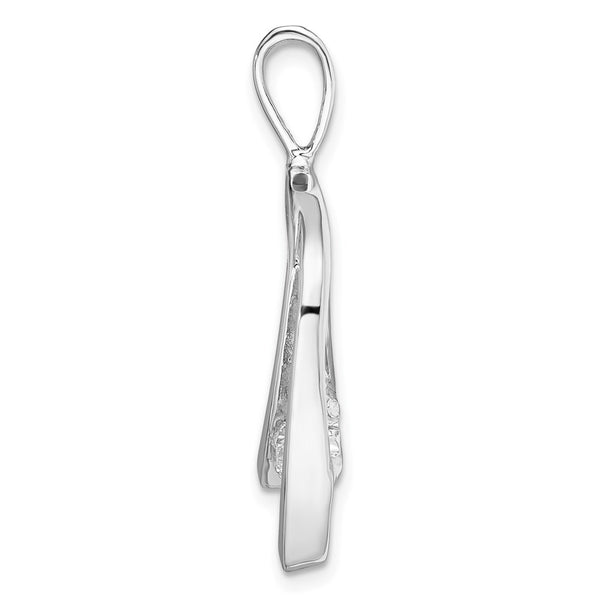 14k White Gold Holds 1-4mm stone, VS Diamond Slide