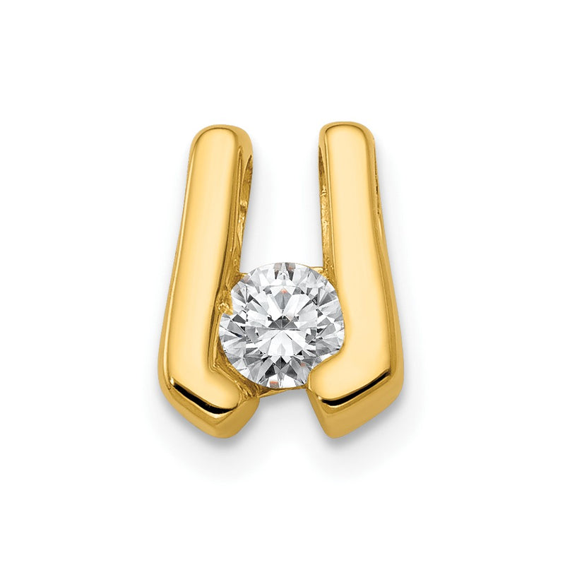 14k VS 3.75mm Diamond Slide