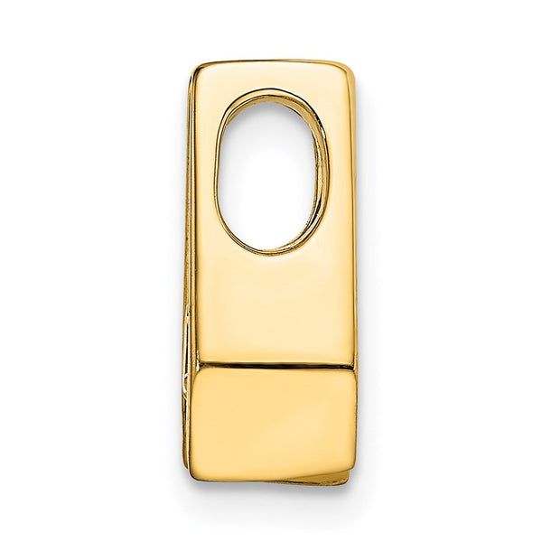 14k AA 4.5mm Diamond Slide