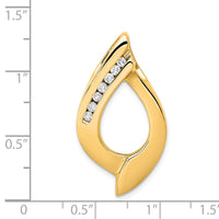 14k Holds 7-1.9mm stones, VS Diamond Slide