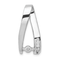 14k White Gold AA Diamond Semi Mount Peg slide