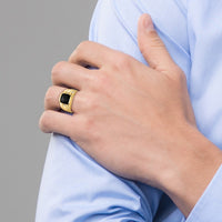 14k AA Diamond men's ring