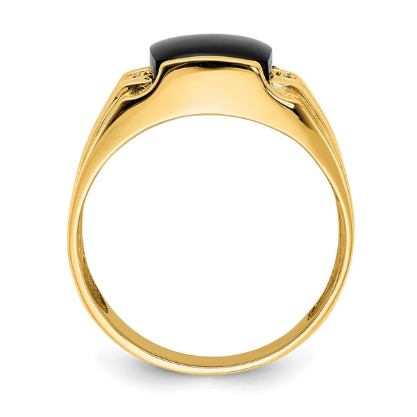 14k AA Diamond men's ring