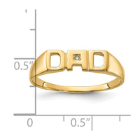 14k AAA Diamond men's ring