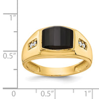 14k AA Diamond men's ring
