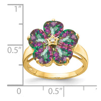 14k AA Diamond ring