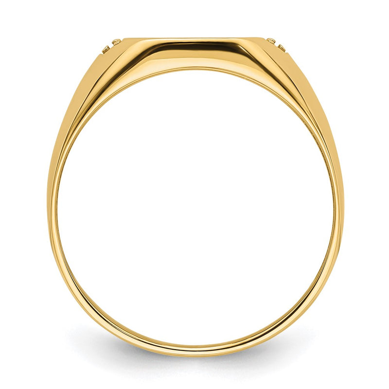 14k Men's Band Mounting